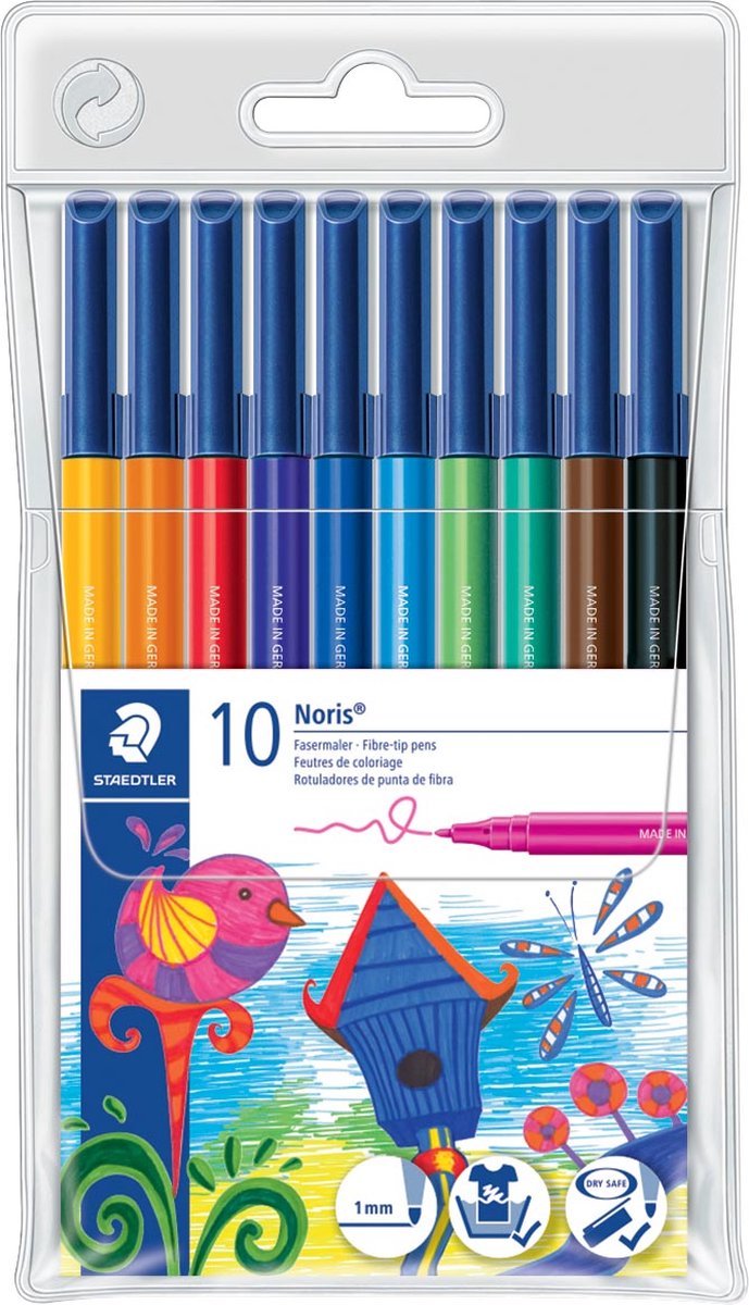 Viltstift Staedtler 326 10stuks assorti | 10 stuks